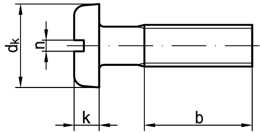 Pan Head<br>Slot<br>ISO 1580 / DIN 85